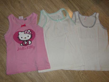 Bavlnené tielka 110/116 - cena spolu, lupilu,110