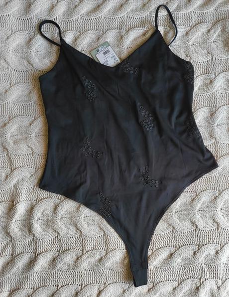H&m elastické vyšívané body l, h&m,l