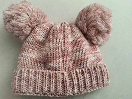 Zimná čiapka s brmbolcami 0 - 3 mes, f&f,<50