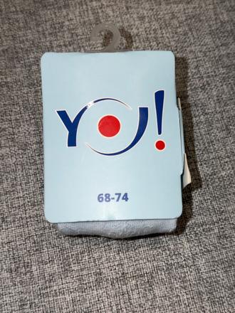 Jemné bavlnené pančuchy yo - svetlomodré, 68 / 74