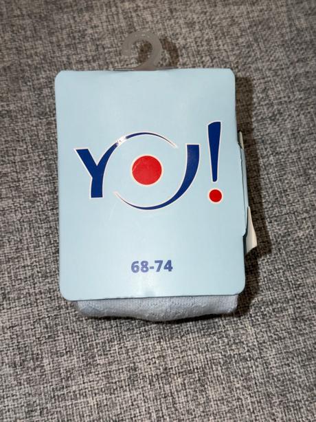 Jemné bavlnené pančuchy yo - svetlomodré, 68 / 74