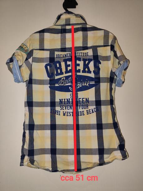 Košeľa s krátkym rukávom, 116