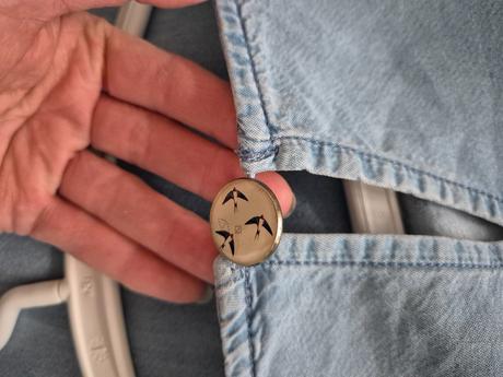 Šaty riflove, essence,m