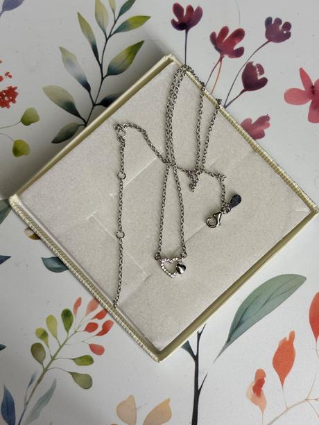 Strieborná retiazka so srdiečkami sofia, 