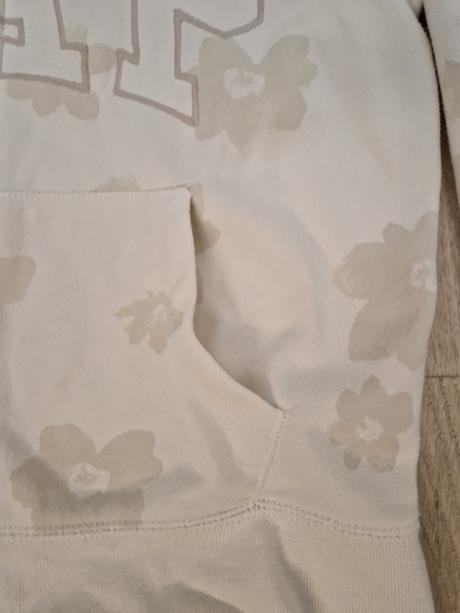 Mikina gap bavlnená béžová s kvetmi, gap,146