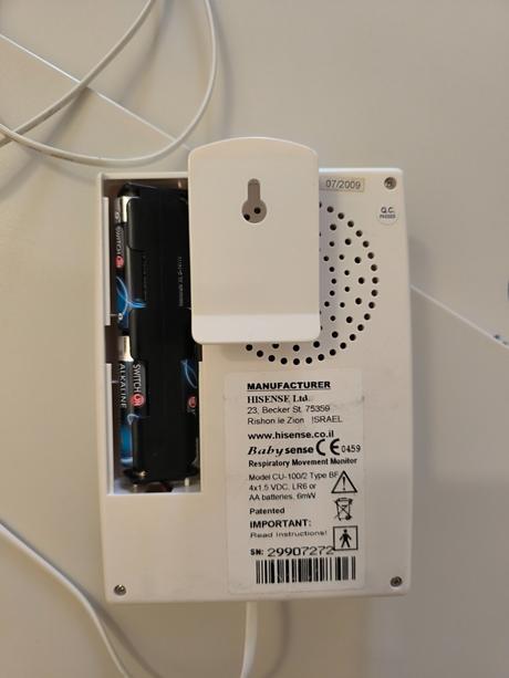 Monitor dychu, babysense