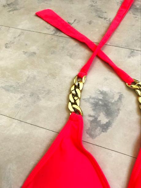 Luxusné neónkové  plavky s/m, s