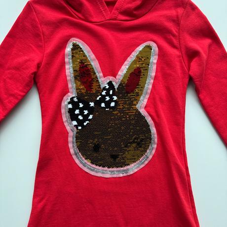 Dievčenské zateplené, meniace šaty bunny, 92 / 98 / 104