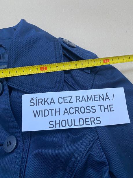 Modrý kabát s, s