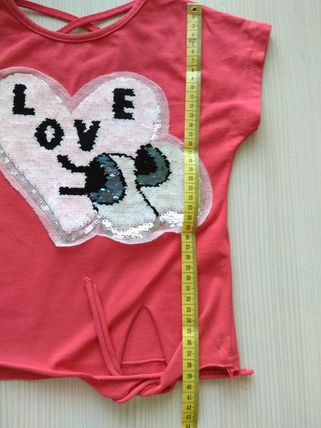 Tričko s premienacimi flitrami, 128