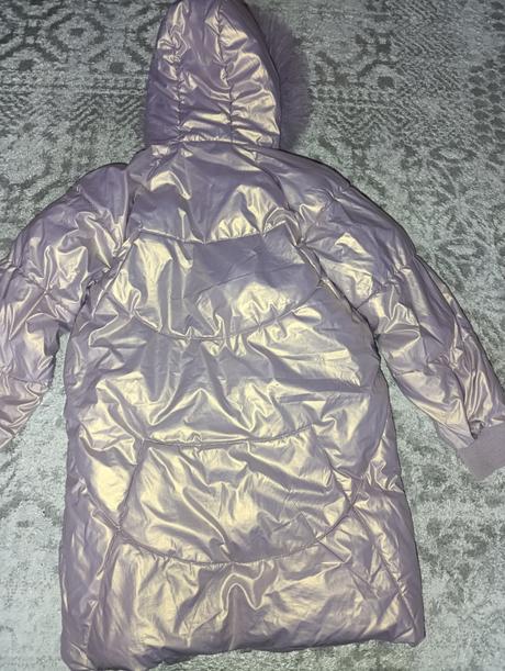 Fialová zimná bunda, sinsay,146