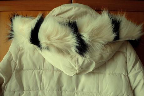 Dlhá maslovo biela vetrovka, v. xl/xxl, xl