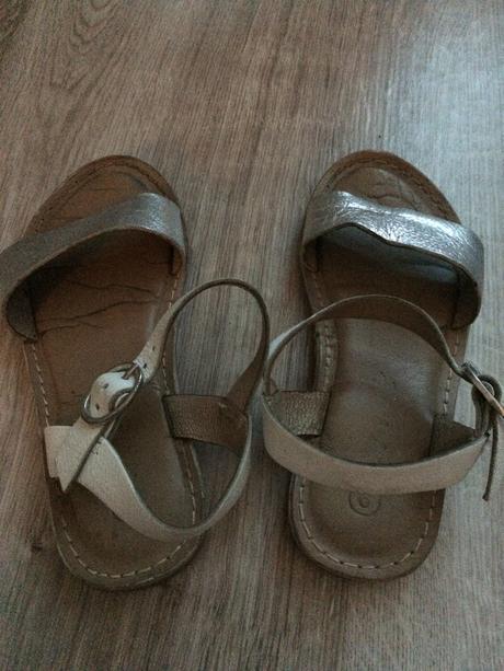 Sandalky next 6 strieborne,vn.dlzka 17 cm, next,26