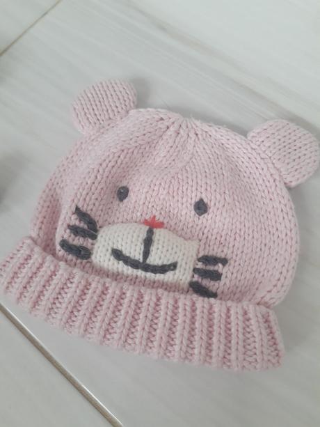 3x detská čiapka, 80