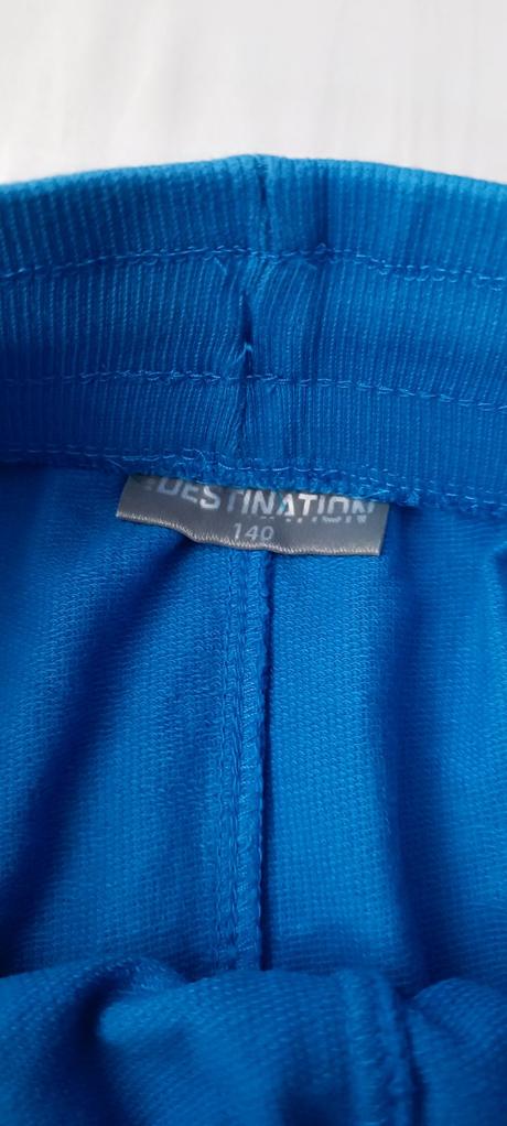 Modré bavlnené kraťasy veľ. 140, 140