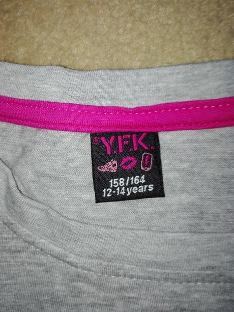 Bledo sivé kratke tričko, kik,158