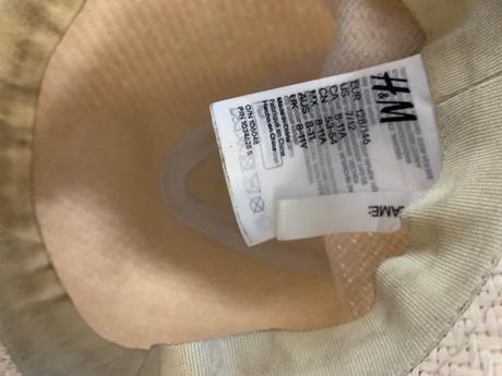Hm slamený klobúk 128/134/140/146, h&m,134
