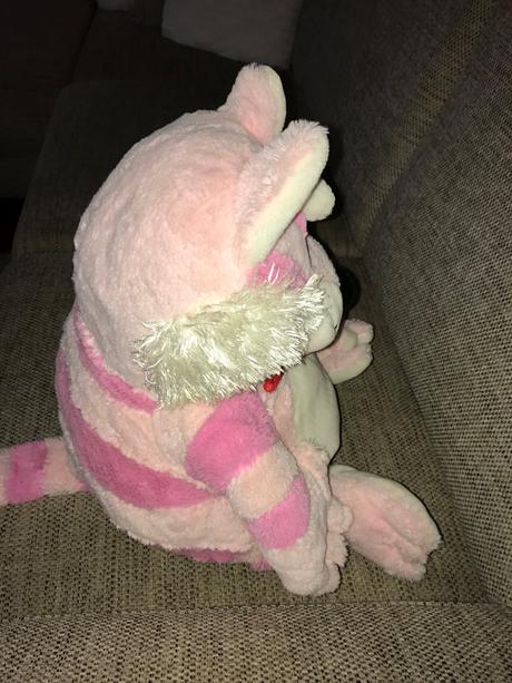 Veľký ružový plyšák - mačka,