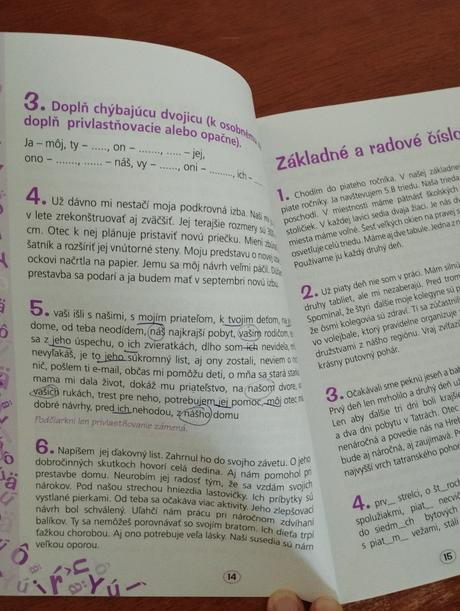 Diktáty pre 5 rocnik,