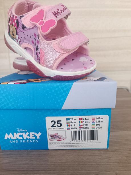 Svietiace sandálky minnie, disney,25