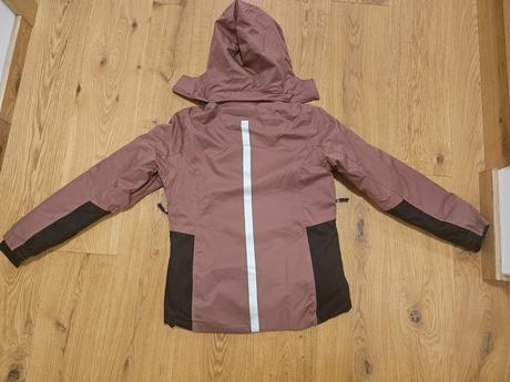 Dievcenska zimna lyziarska bunda bordova, crivit,152