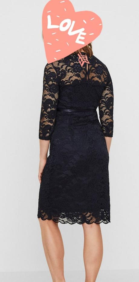 Tehotenské čipkované šaty, m