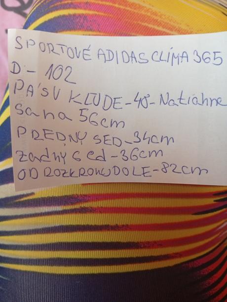 Športové nohavice, adidas,xl
