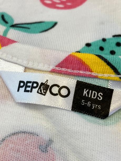 Dievčenské tričko s ovocím (5-6 r.), pepco,110