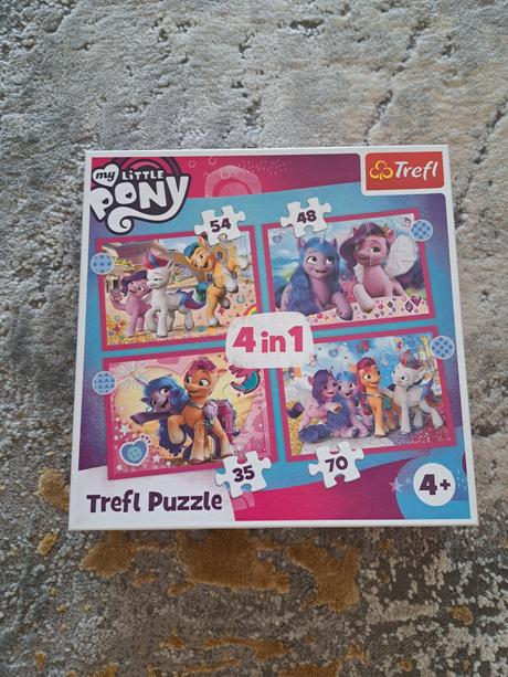 My little pony puzzle 4v1,