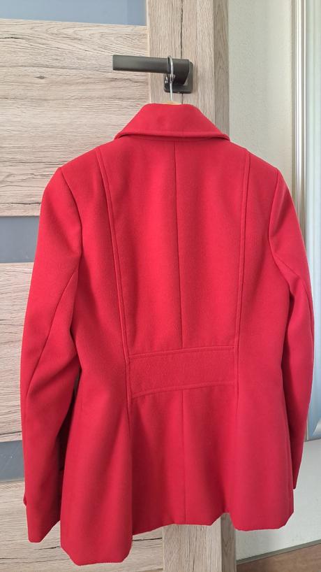 Cerveny prechodny kabat, f&f,36