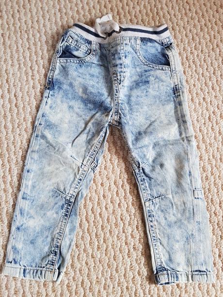 Riflové nohavice, f&f,86