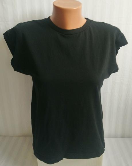 Dámsky čierny elastický top, zara, zara,s