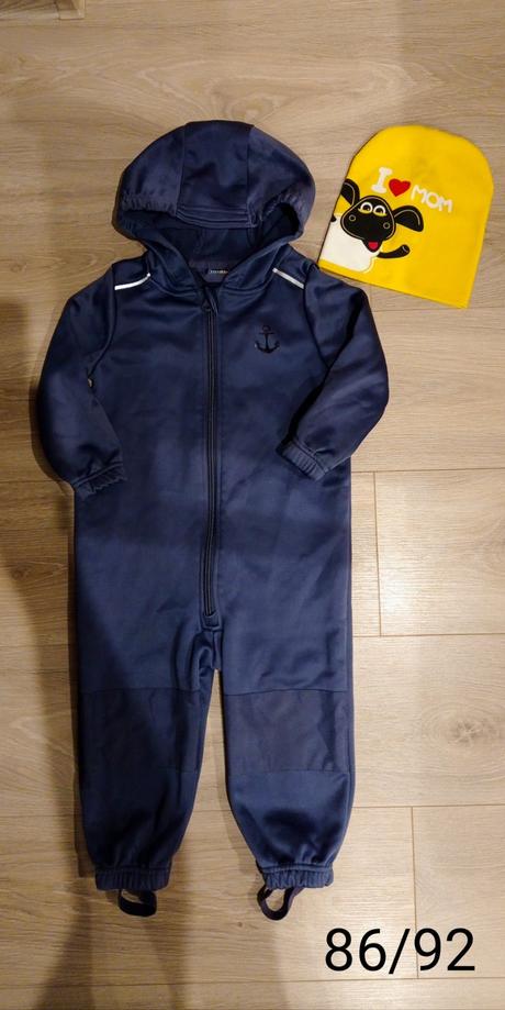 Softshellovy overal podsity fleesom, lupilu,86