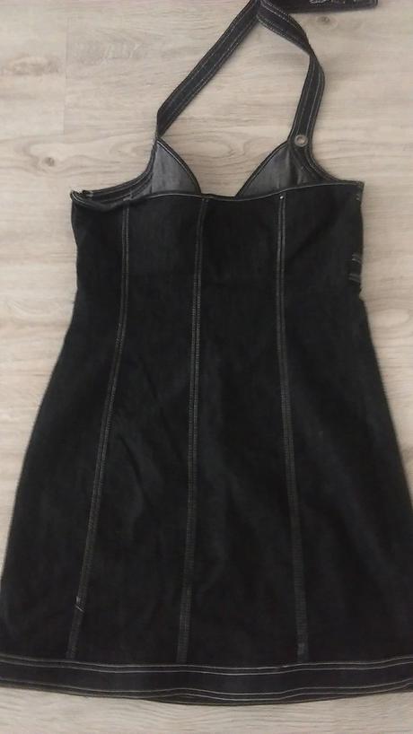 Damske cierne riflove saty 42v, 42