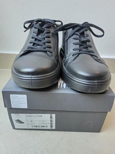 Ecco street 1 kids kožené topánky v.40, ecco,40