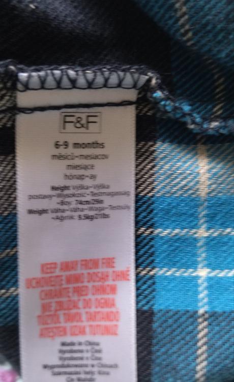 Karovaná košeľa, f&f,74