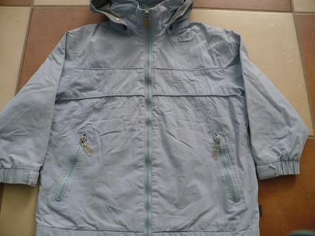 Svetlo modrá vetrovka na jar   exes, 116