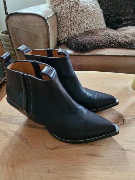 Kožené kozačky, 41