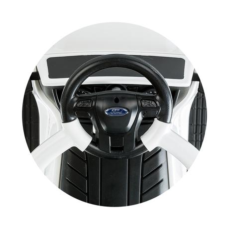 Ford ranger detské vozítko so strieškou - čierna,