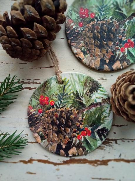 Vianočná dekorácia šiška, 