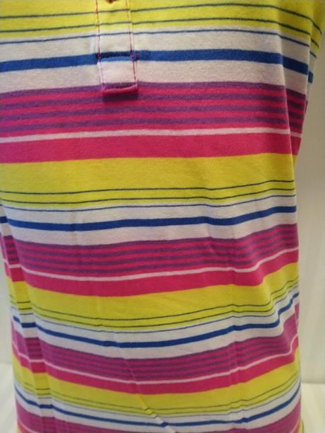 Dámsky farebný pásikavý elastický top, benter m 4., benter,m