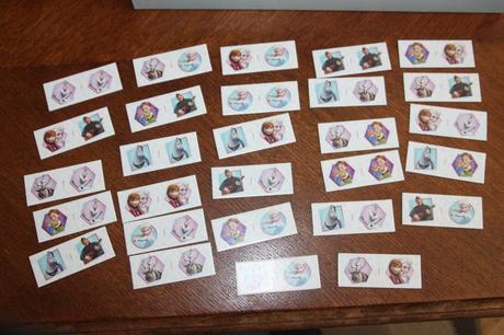 Frozen puzzle 2x30 + pexeso + domino, 