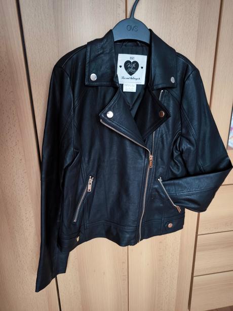 Dievčenská koženková bunda, f&f,146