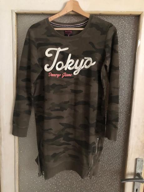 Predlžena mikina / šaty xs/ s, devergo,xs