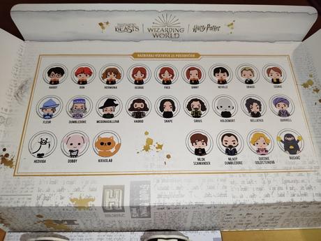 Harry potter zberateľský album, hra, postavičky,