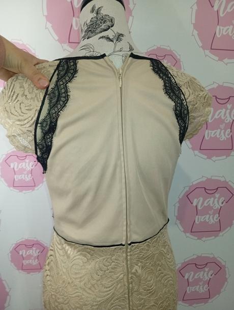 Šaty s čipkou, orsay,m