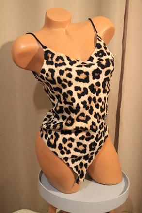 Leo viskózový body top, h&m, h&m,m