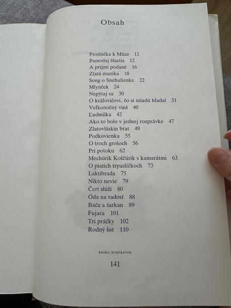 Kniha rozprávok milan rúfus, 
