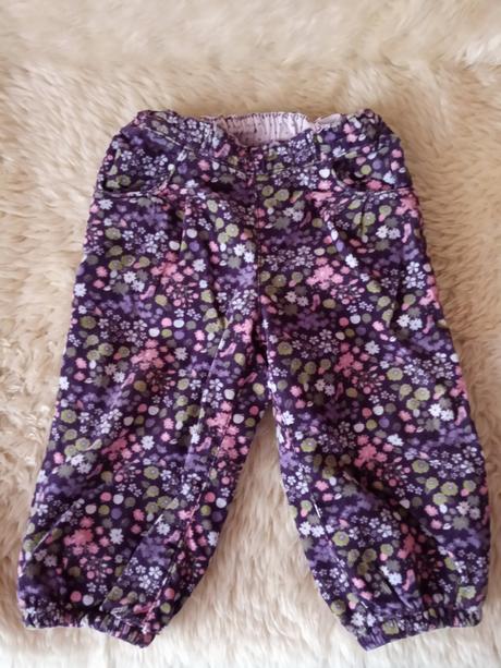 Nohavice teple zn.hm, h&m,74