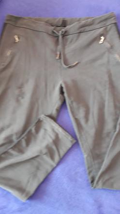 Elegantné nohavice - antracit, xxl